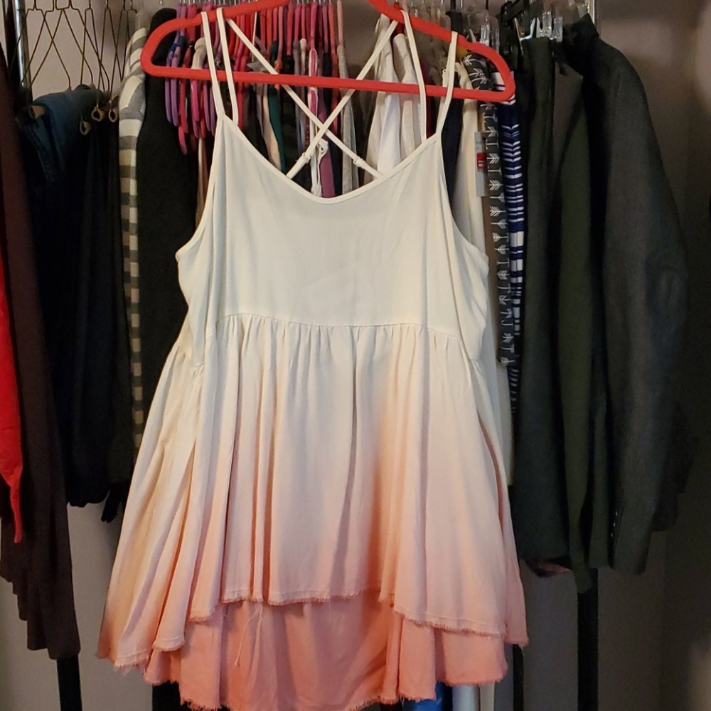 Black Swan ombre high/low top